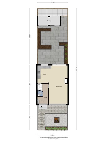 Floorplan - Doctor H. Mollerstraat 51, 5683 HP Best